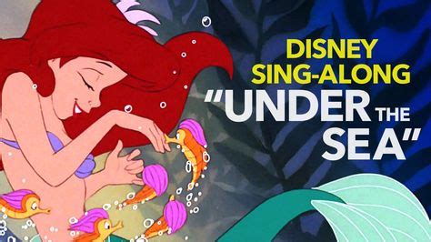 The Little Mermaid Lyric Video | Under the Sea | Sing Along | The little mermaid, Under the sea ...