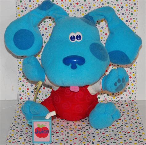 Fisher Price 2000 Blues Clues "All Ears Blue" Interactive Plush