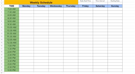 How To Make A Work Schedule in Excel (with Template)