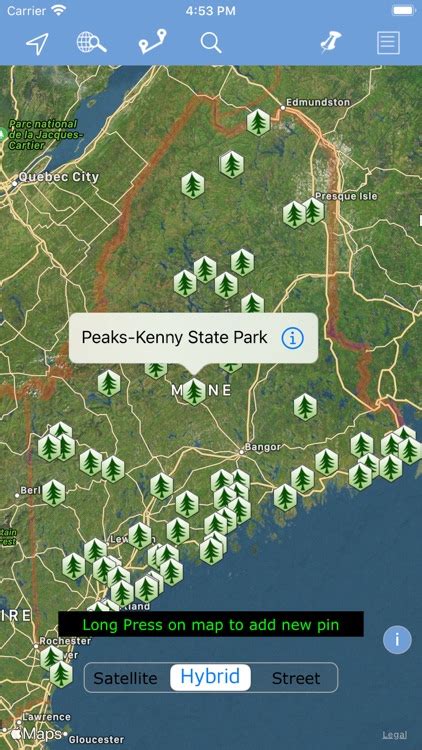 Maine State Parks map! by Shine George