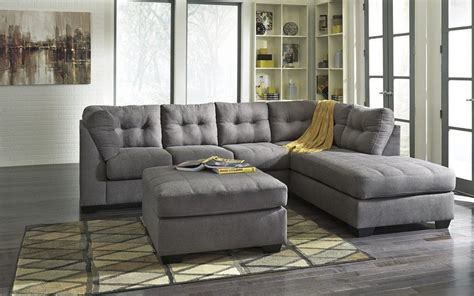 Ashley 452 Sectional w/ Ottoman | Ashley furniture sectional, Grey sectional couch, Furniture