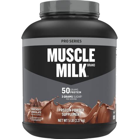 Muscle Milk Pro Series Protein Powder, Knockout Chocolate, 50g Protein, 5 Pound - Walmart.com ...