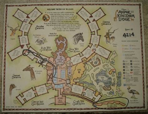 animal kingdom lodge map | saston