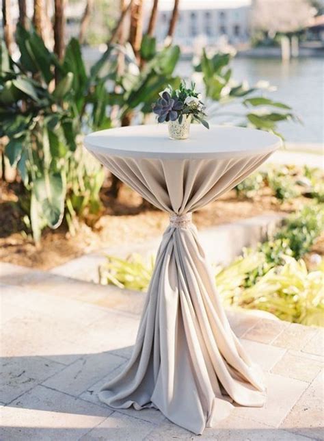 40 Incredible Ideas to Decorate Wedding Cocktail Tables | Wedding cocktail tables, Cocktail ...