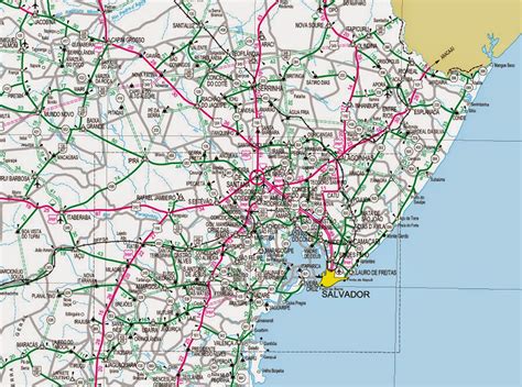 Mapas de Feira de Santana - BA | MapasBlog