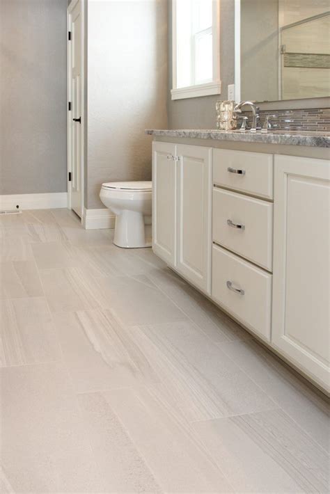 Cream Floor Tiles Bathroom - The Floors