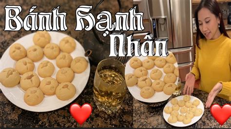 Bánh Hạnh Nhân - Cách làm bánh hạnh nhân - How to make Almond Cookies Vietnamese Style - YouTube