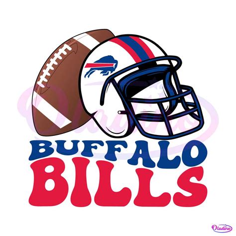 Buffalo Bills Helmet Football Svg Digital Download