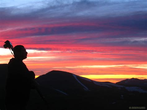 Silhouette At Sunset, Rocky Mountains, Colorado - Zubin's Photography