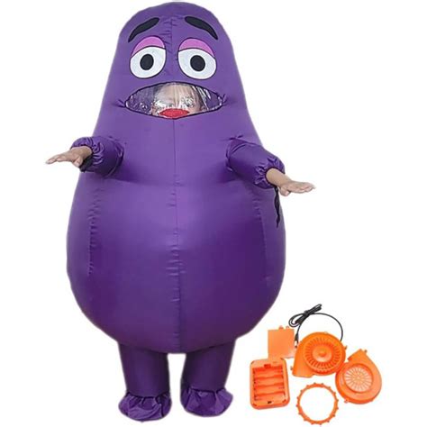 McDonald Grimace Inflatable Costume - Purple Grimace Cosplay | Costume ...