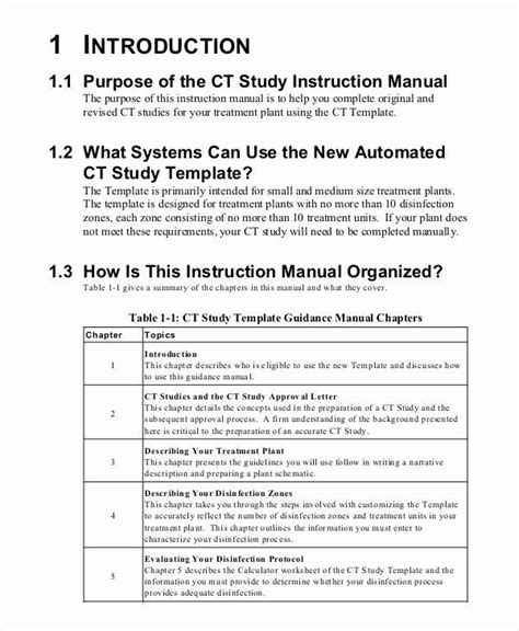 Work Instructions Template Word Fresh Instruction Manual Template 10 ...