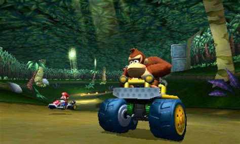 Mario Kart 7 Characters Gameplay Donkey Kong Screenshot