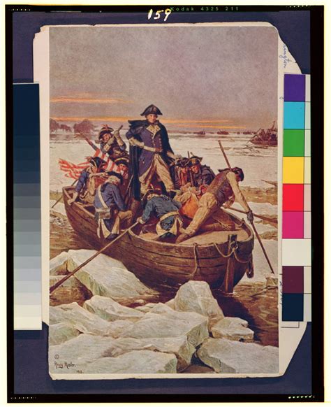 [George Washington crossing the Delaware River] - color film copy neg. | Library of Congress