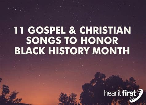 11 Gospel & Christian Songs To Honor Black History Month