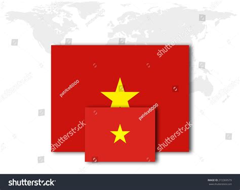 Vietnam Flag World Map Background Stock Illustration 272369579 ...