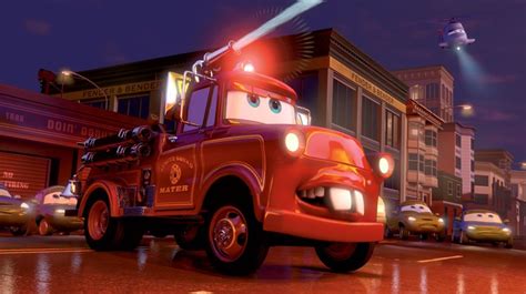 Image - Mater as a fire engine.jpg - Disney Wiki