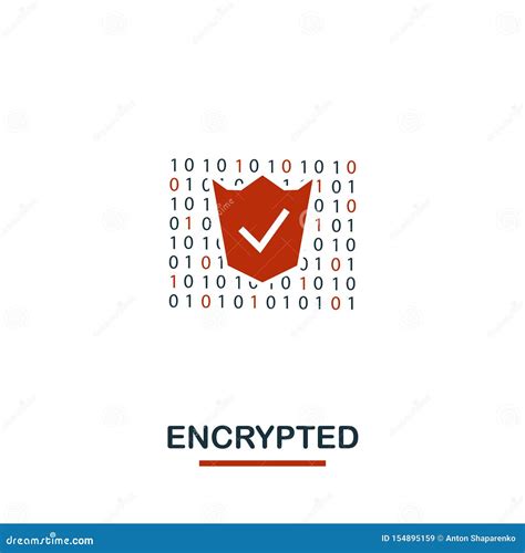 Encrypted Icon. Creative Two Colors Design From Crypto Currency Icons ...