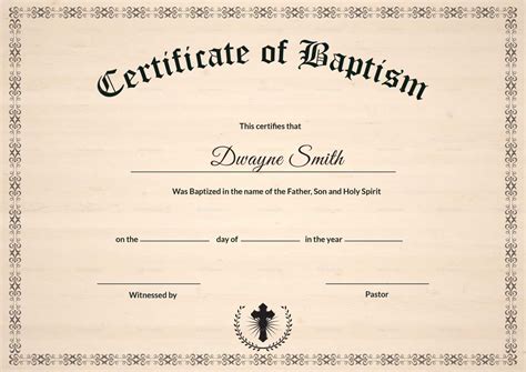 001 Certificate Of Baptism Template Unique Ideas Catholic in Christian ...