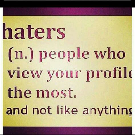 Funny Facebook Status: Haters on facebook funny status quote