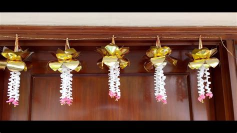 Diy How to make Easy Paper Lotus Toran. Bandhanwar at home