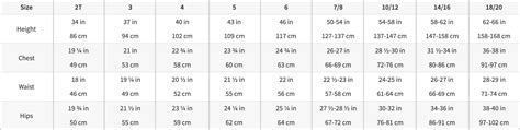 Size Charts | American Girl