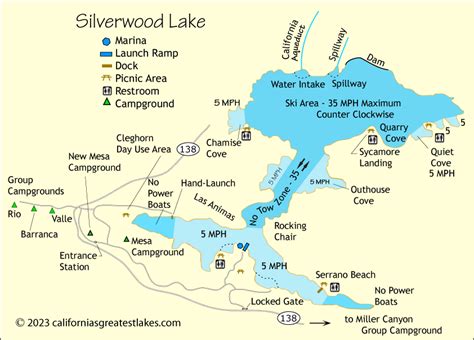 Silverwood Lake Map