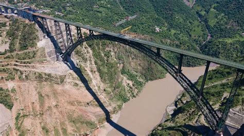 Chenab River Railway Bridge - HighestBridges.com