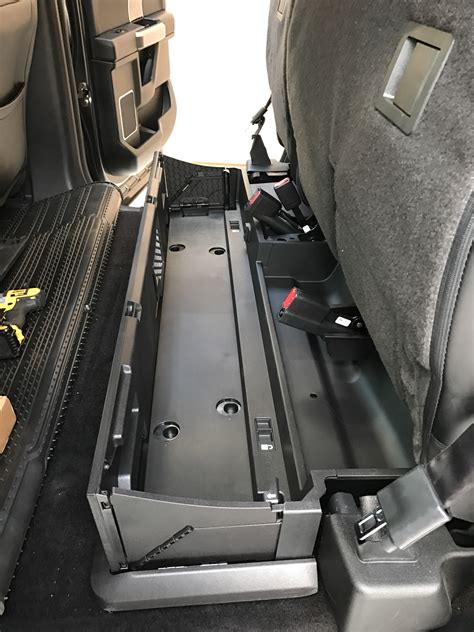 Under seat storage from '17 Super Duty - Ford F150 Forum - Community of Ford Truck Fans