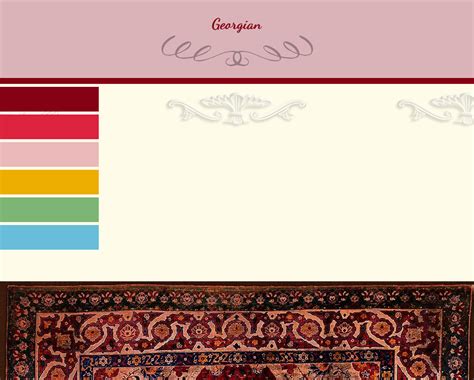 Colour palettes, patterns, and other features key to interior design of the Georgian period ...