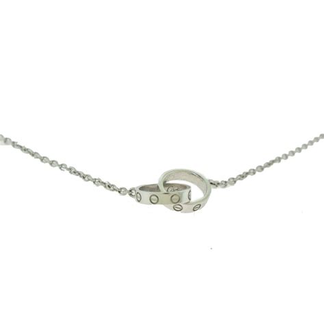 Cartier LOVE Necklace In 18K White Gold - Brilliance Jewels