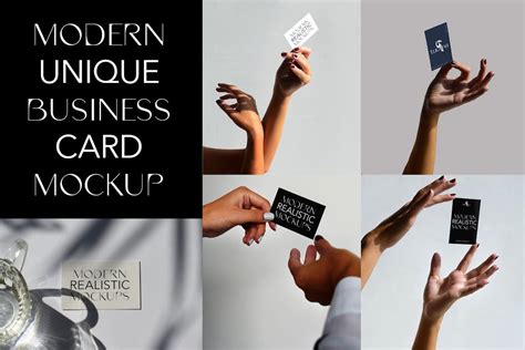 Hand Business Card Mockup Bundle | Premium & Free PSD Mockup Store