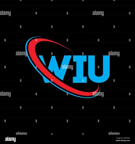 WIU logo. WIU letter. WIU letter logo design. Initials WIU logo linked with circle and uppercase ...