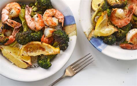 Spicy Roasted Shrimp & Broccoli - Dinner With Julie