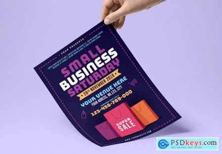 Small Business Saturday Flyer » Free Download Photoshop Vector Stock image Via Torrent ...