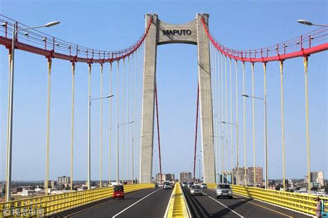 Mozambique's president attends ceremony for the Chinese-built twin-tower suspension bridge ...