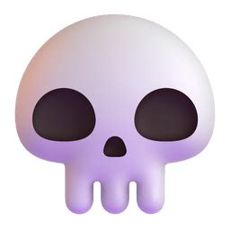 💀 Skull on Microsoft Teams (3D Animated) 15.0