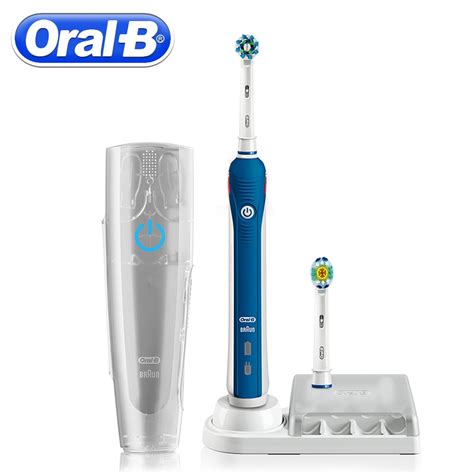 Oral B Ultrasonic Electric Toothbrush Teeth Whitening Rechargeable PRO4000 3D Smart Tooth Brush ...