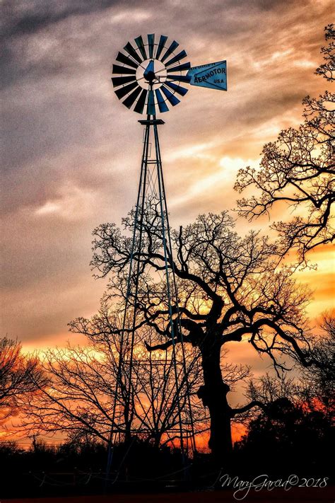 Sunset view, windmill at Bedford Old School. Bedford Tx. | Old windmills, Farm windmill ...