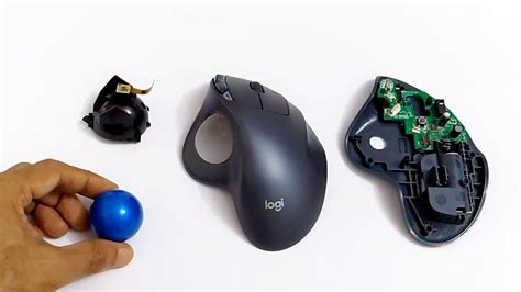 Logitech M570 Trackball Mouse - Disassembly | Computer maintenance ...