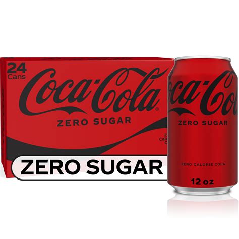 Coca-Cola Zero Sugar Soda Pop, 12 fl oz, 24 Pack Cans - Walmart.com