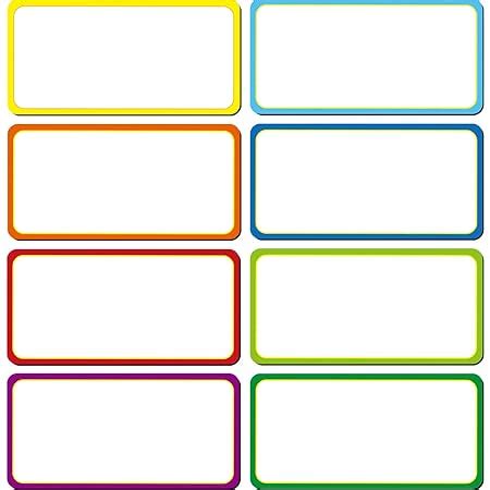 Amazon.com : Magnetic Dry Erase Labels Name Plate Tags Flexible Magnetic Label Stickers for ...