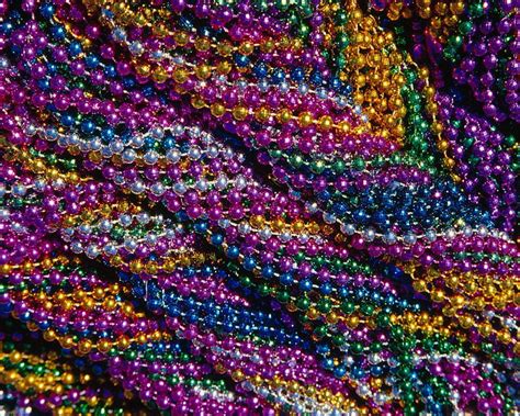 Mardi Gras Beads Louisiana, festival, colorful, mardi, yellow, necklaces, gras, HD wallpaper ...