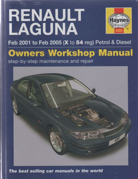 Renault Laguna II Petrol Diesel 2001-2005 Haynes Service Repair Manual ...