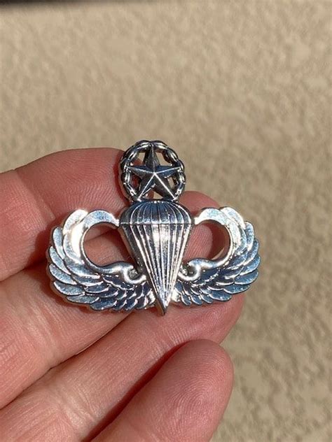 US Army Jump Master Wings Car Badge with 3M Back – Excalibur Industries