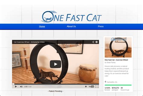 飼いネコをとっとこ走らせて運動不足を解消する回し車「One Fast Cat」 - GIGAZINE