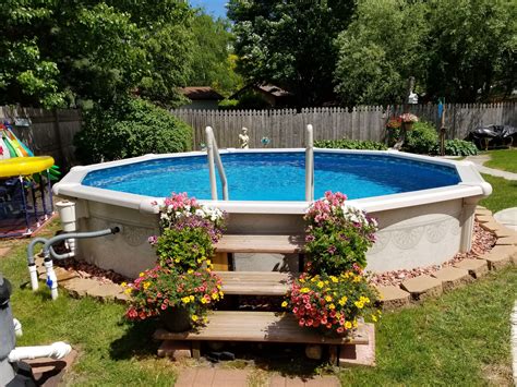 Épinglé par Marie Halsall sur Semi In ground Pool Ideas | Piscine hors sol, Aménagement piscine ...