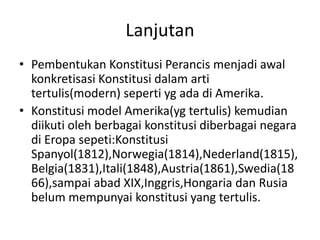 Hukum konstitusi | PPT