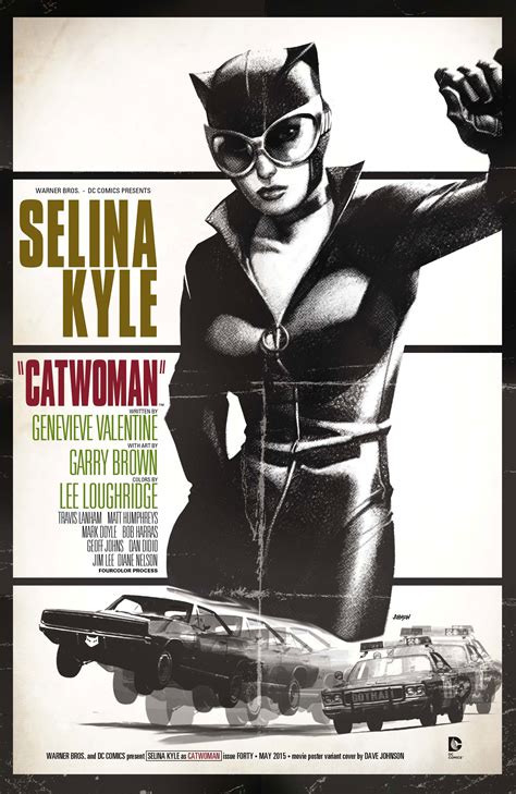 JAN150315 - CATWOMAN #40 MOVIE POSTER VAR ED - Previews World