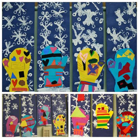 Image Christmas Art Projects, Winter Art Projects, Winter Crafts, Kids Christmas, First Grade ...