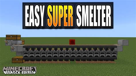 Minecraft Easy Super Smelter - Fully Automatic - Super Fast 1.18/1.17/1.16 Super Smelter - YouTube